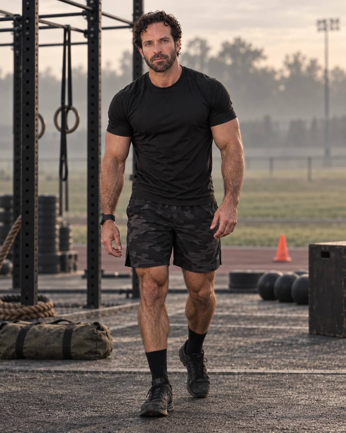 Full-body current-day training portrait, with the whole figure visible from head to shoes.